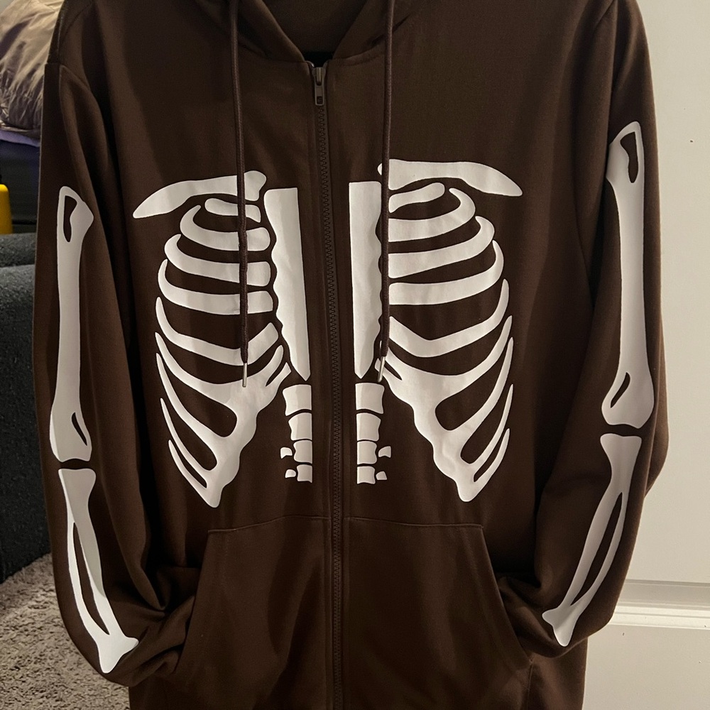 ROMWE skeleton light jacket